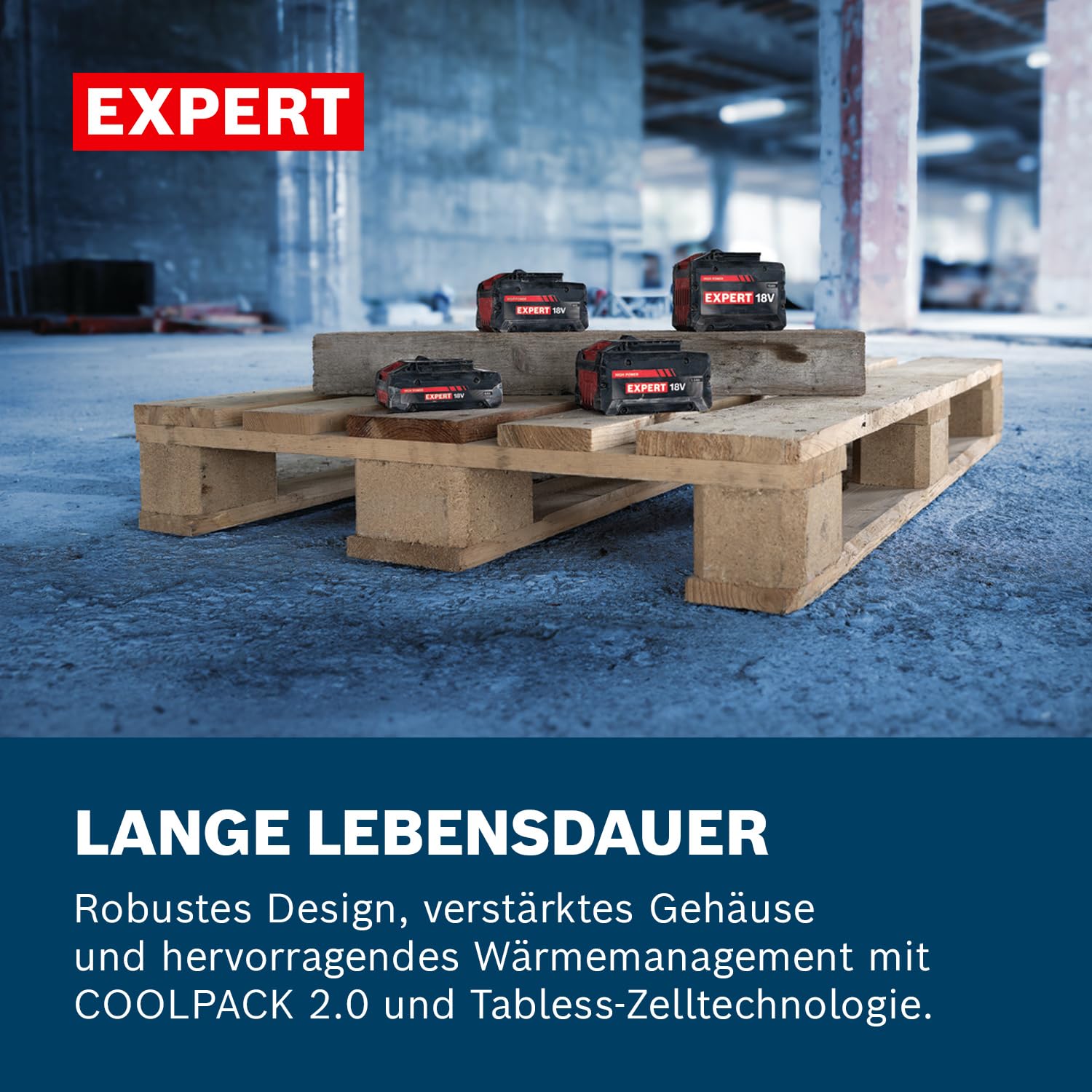 Bosch EXPERT 18V System Hochleistungsakku EXBA18V-80