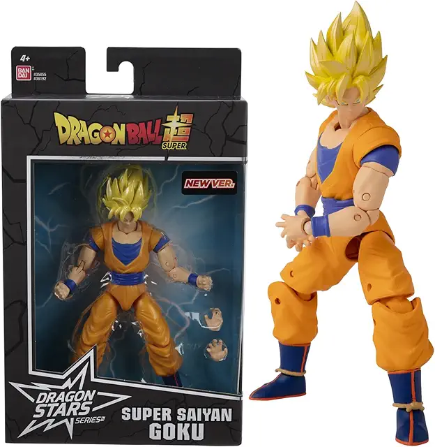 Figurina Son Goku Super Saiyan Dragon Stars Bandai - Action Figure 17cm