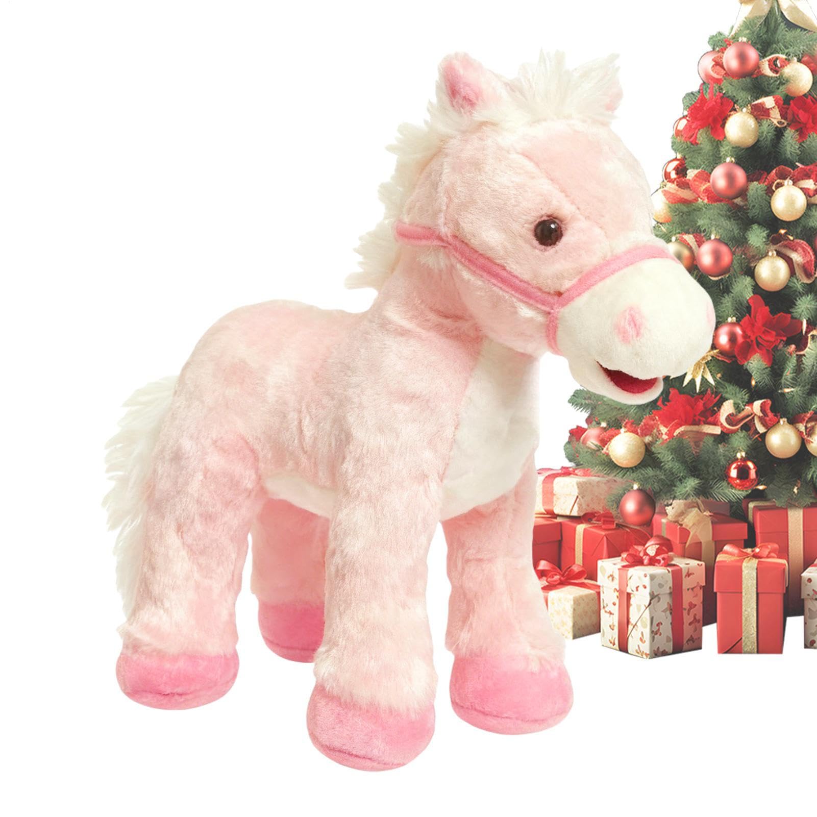 Animale Di Peluche Morbido Da Collezione Festivo | Bambola Di Peluche Animale Per Natale Per Feste Divano Canapè Scrivania Ragazzi Sorelle Collezionisti Fidanzata