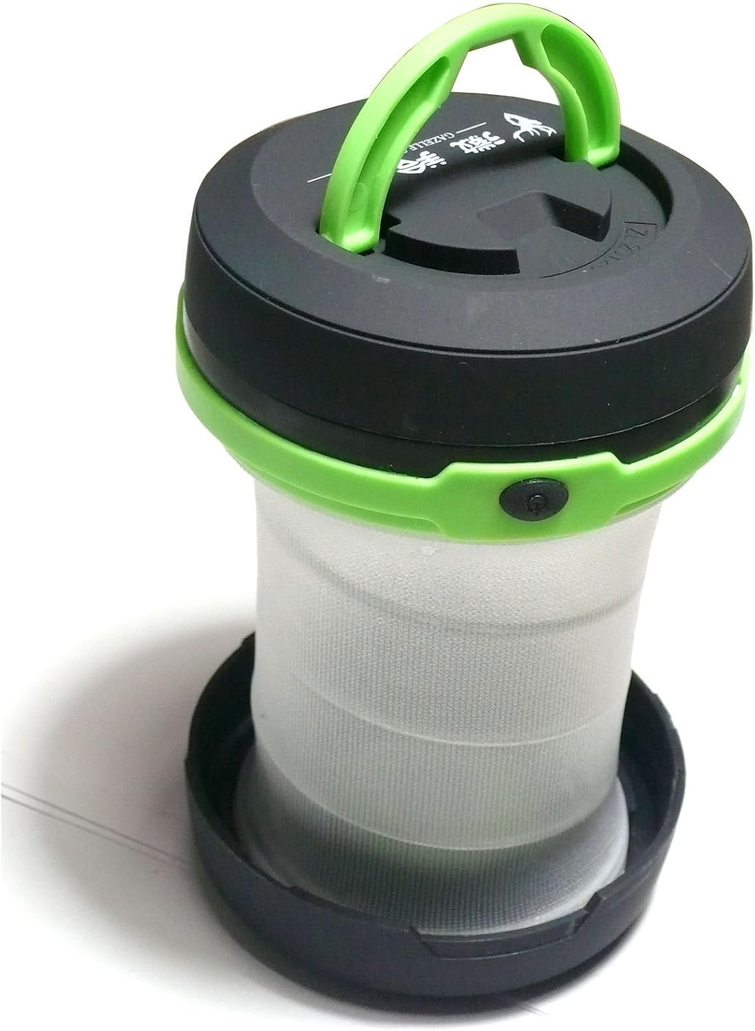 Hiibaby Solar LED Camping Lantern USB Rechargeable Flashlight Torch Mini Lamp with Handle Collapsible Rainproof Outdoor Lights 900mAh Built-in Battery(Green) image 3