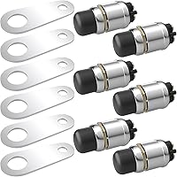 Vista 10 de Interruptor de arranque de botón pulsador 12V 50A, interruptor de arranque momentáneo impermeable para motor de automóvil, botón de arranque Negro-1