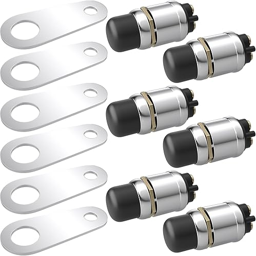 Miniatura 10 de Interruptor de arranque de botón pulsador 12V 50A, interruptor de arranque momentáneo impermeable para motor de automóvil, botón de arranque