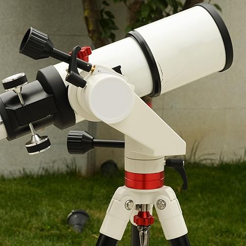Miniatura 3 de Soporte para telescopio Altazimuth, telescopio reflector newtoniano de 5.118 in con montaje ecuatorial, ajuste micro de 360, rodamiento de peso de