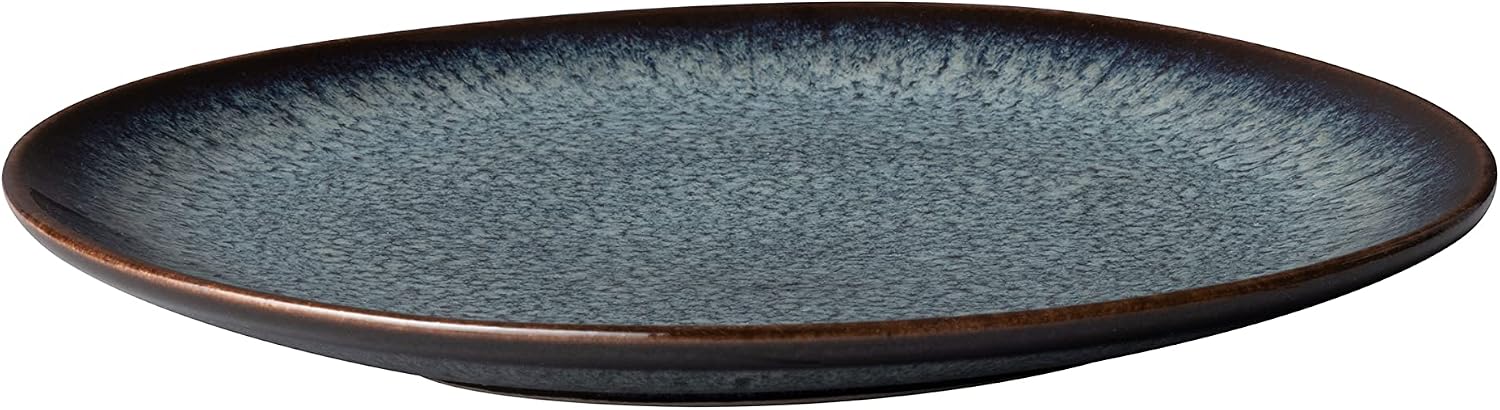 like. by Villeroy & Boch Lave Gris Bread Plate, Gray, 6.75 Inch
