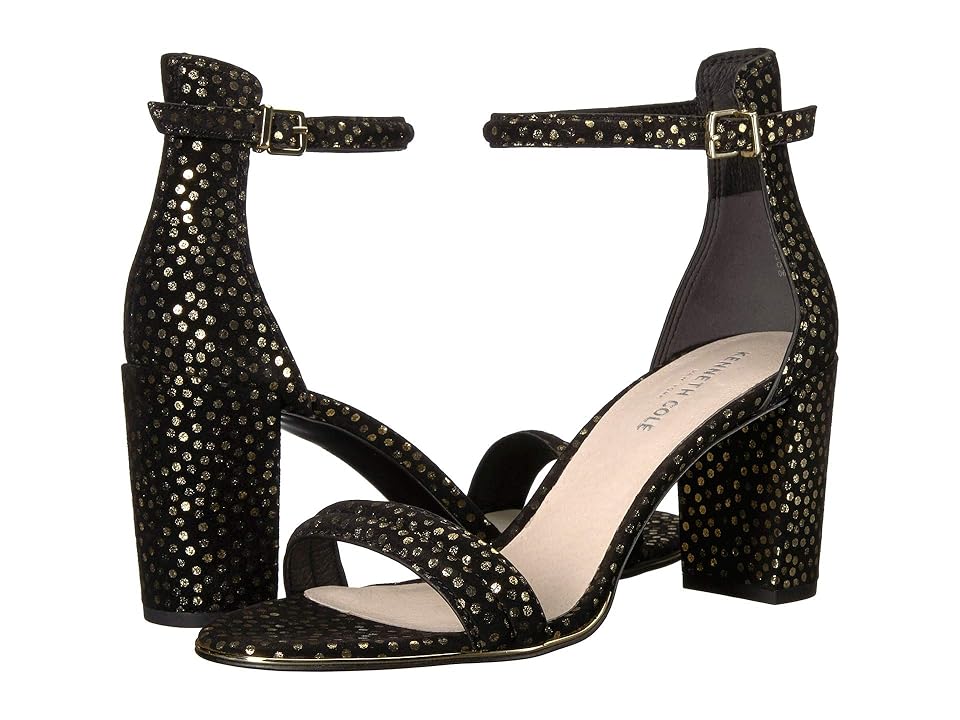 

Kenneth Cole New York Lex (Black/Gold Suede) Women's Shoes