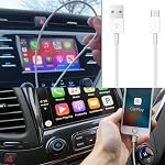 Car Carplay Cable for iPhone 15 USB A to USB C Cable for iPhone 16 15 Plus, iPhone 15/16 Pro, iPhone16/15 Pro Max for Carplay USB C Cord, iPad USB C Cable 10th Gen iPad 5/4/6th Car Charger Cable Cord