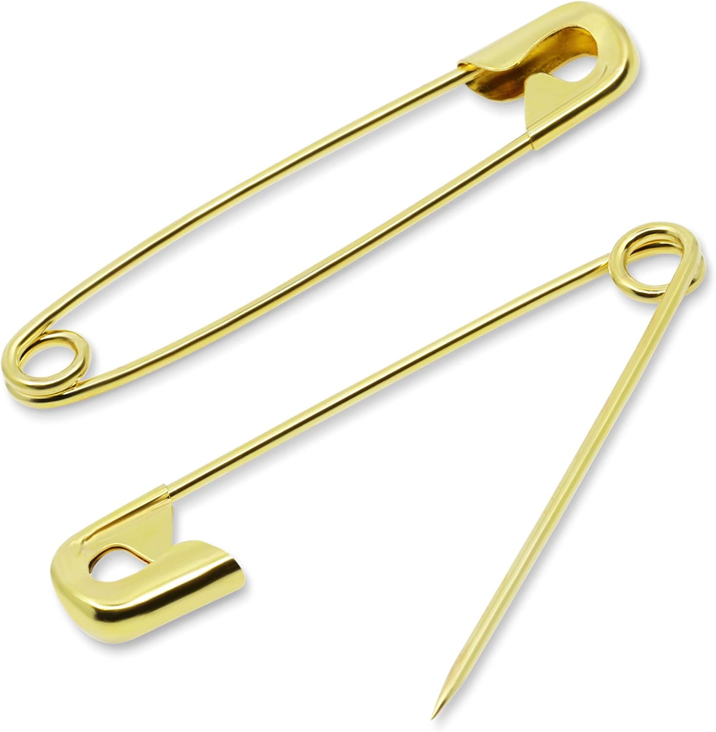 Dritz 1466 Safety Pins, Brass, Size 3 (20-Count)