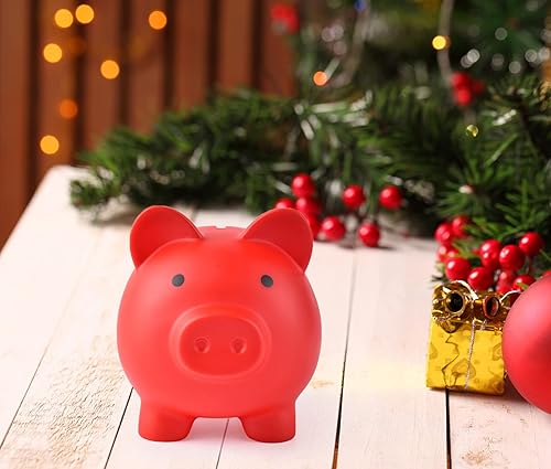 Miniatura 2 de Alcancía, banco de dinero de plástico irrompible, banco de monedas para niñas y niños, alcancía de tamaño mediano, regalos prácticos para