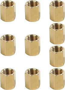 FEMALE BRAKE LINE UNION / JOINER - 9/16" X 18, Inverted, For 3/16" & 1/4" LINE E - Foto 10