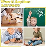 Vista 5 de 102 pulseras para presionar burbujas, regalos de fiesta de cumpleaños, regalos de fiesta de cumpleaños para niños, bolsas de regalo, rellenos