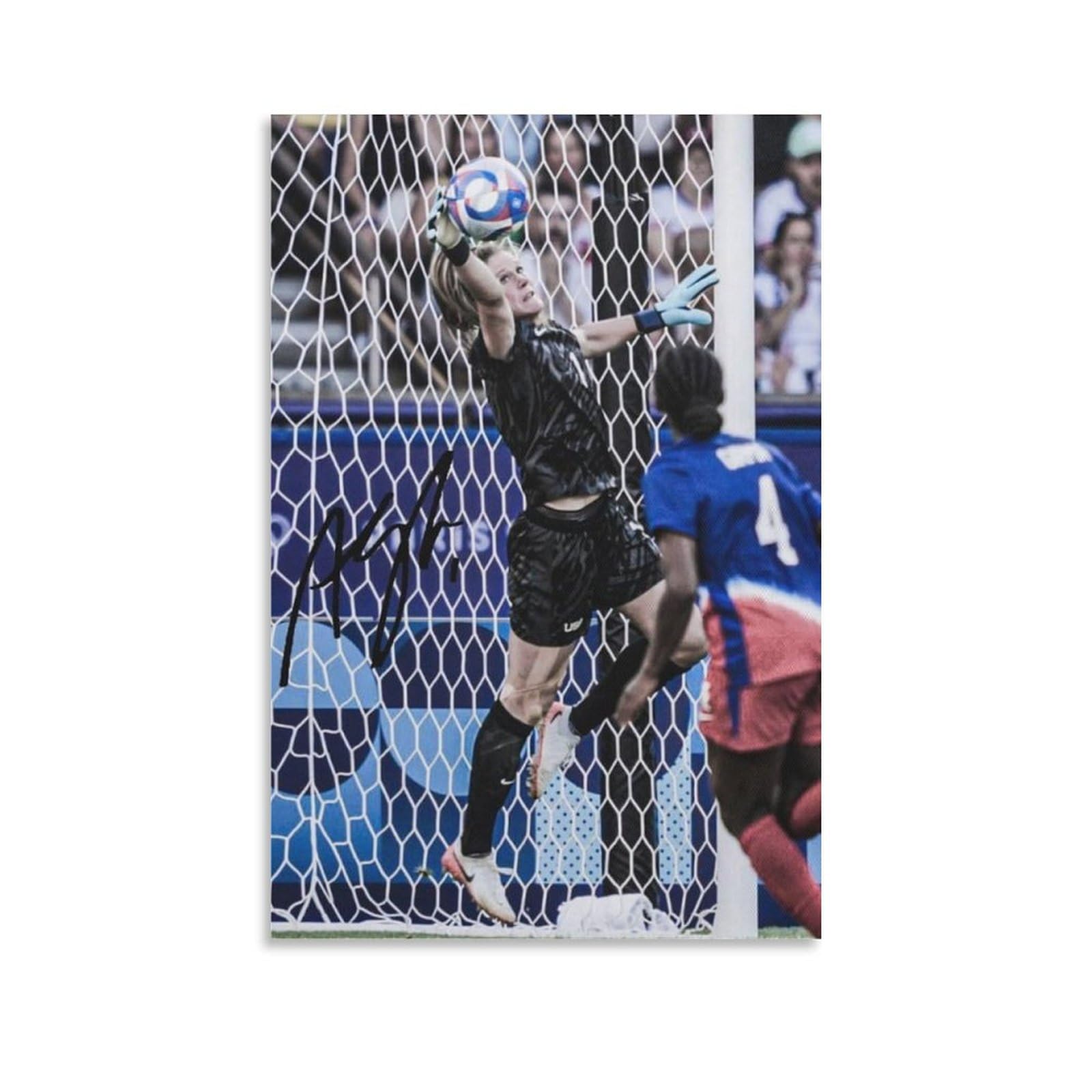 FCOIN Alyssa Naeher Canvas Poster Poster Print Art Wall Painting Canvas Posters Modern Bedroom Decor 16x24inch(40x60cm)