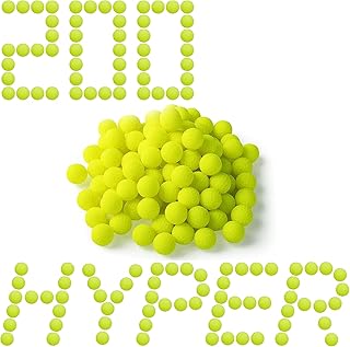 200 Rounds Refill Balls Ammo for Nerf Hyper Blaster Series Stock Up Hyper Games