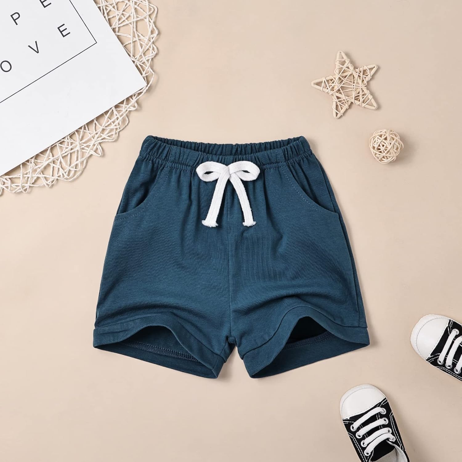 Boy Clothes Toddler Baby Boys Summer Outfits Sleeveless Patchwork T-Shirt Shorts Set 6 Months-4T - Image 7