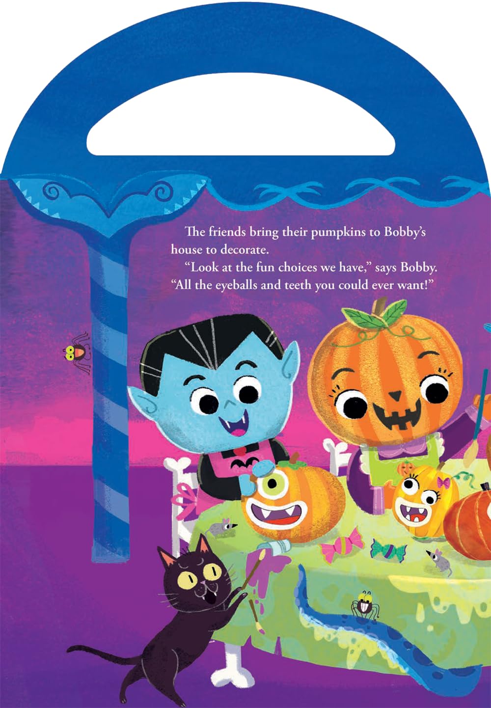 Halloween Friends: Monster Fun Story Sticker Dress-Up: Paper Doll, Reusable Sticker, and Storybook for Kids image 5
