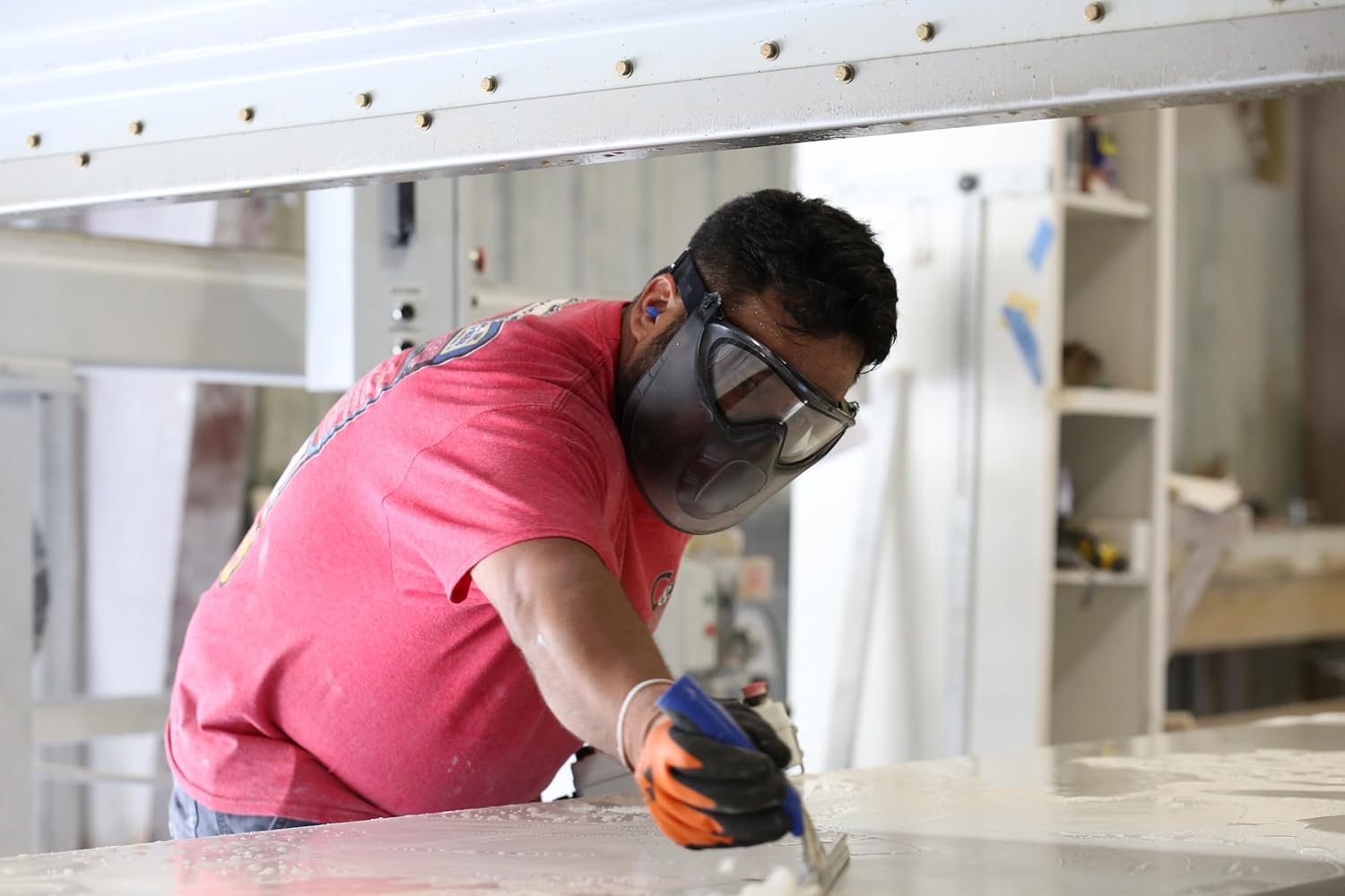 Pyramex Capstone Shield Safety Goggles Face Shield