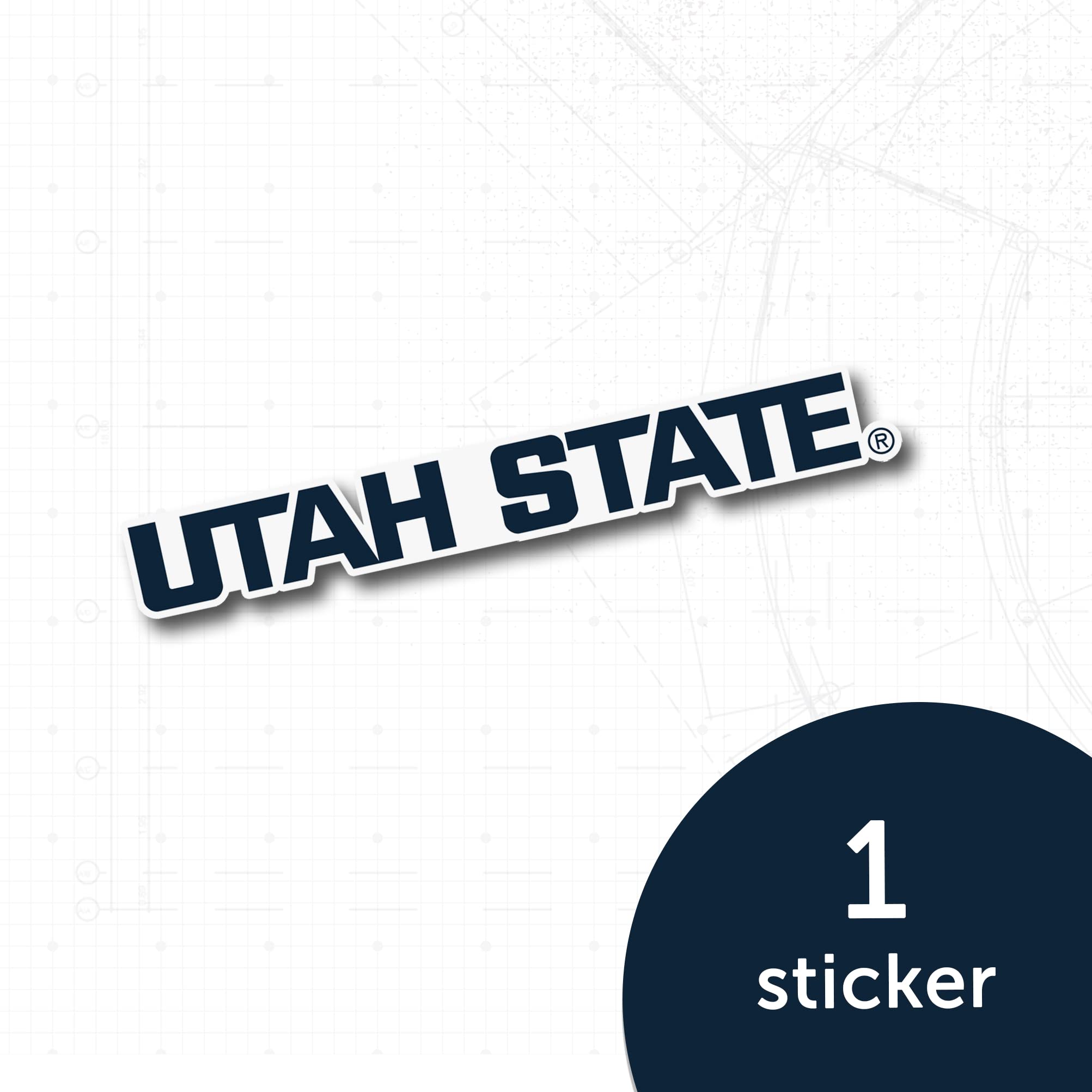 Utah State University Aggies NCAA Sticker Sheet - 8.5x11 Inches, Officially Licensed Vinyl Decals - View #10
