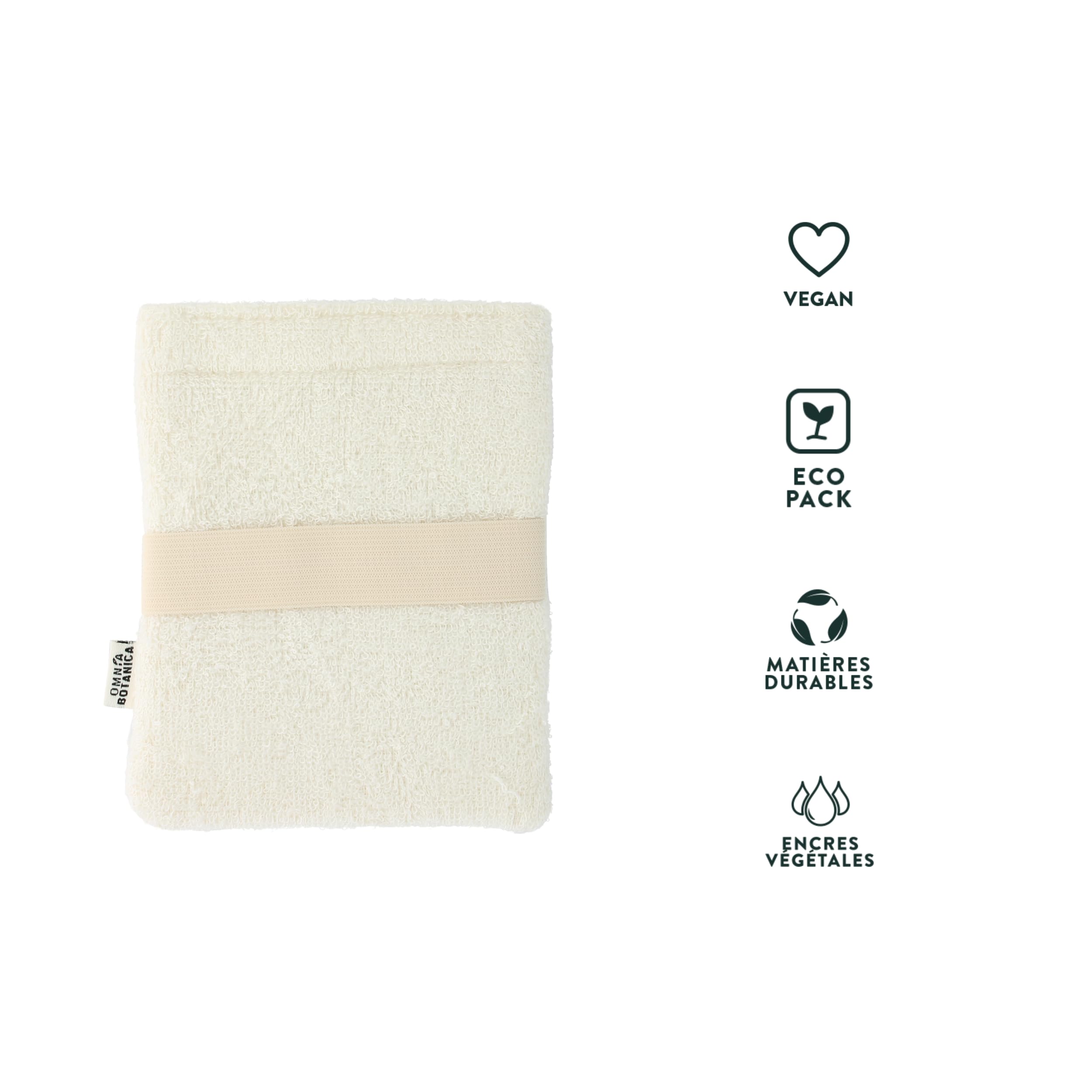 OMNIA BOTANICA - Soap holder - Cotton and Bamboo - Gently cleanses the skin - Zero-waste anti-waste soap glove- Bath glove - Spa - Image 2