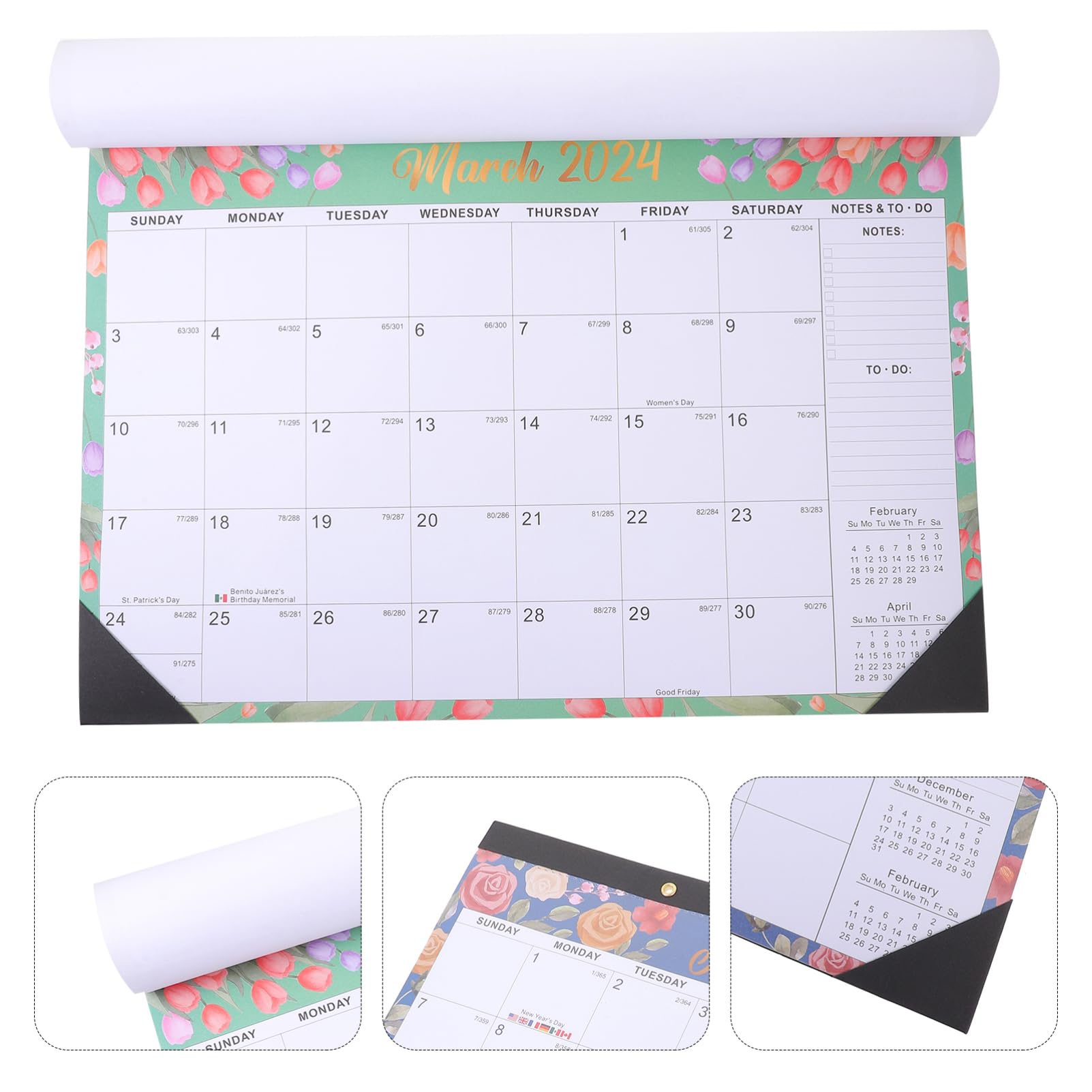 VILLCASE 5 Pz Programma 2022 calendario mensile adesivi pianificatore agenda scrivania obx calendar calendario da appendere per la casa calendario sospeso per la registrazione del piano
