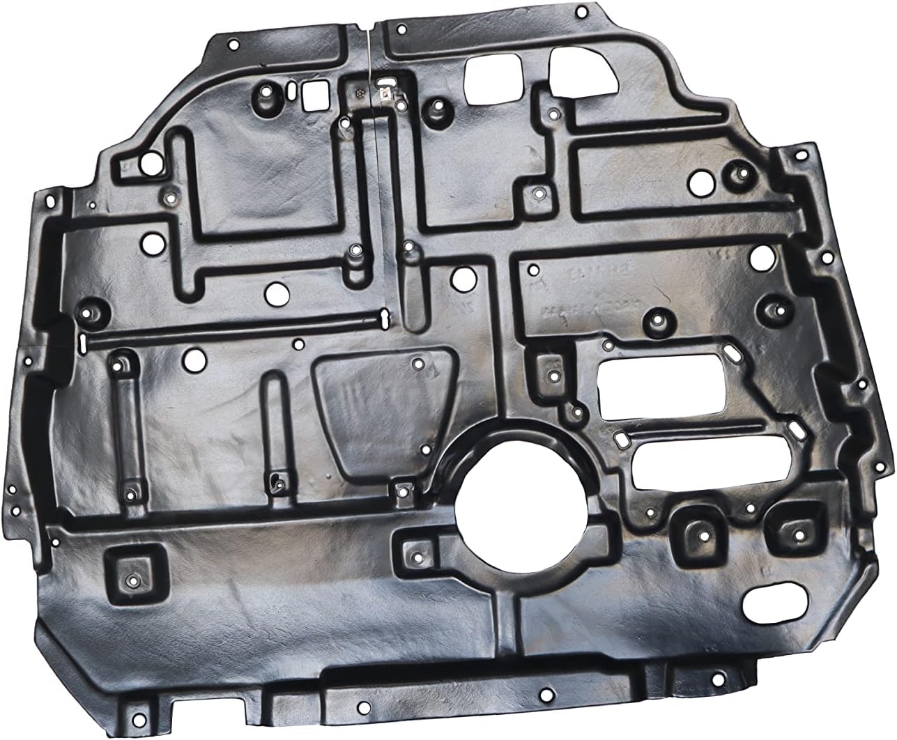 CarPartsDepot Front Engine Splash Shield Under Lower Radiator Cover Guard Plastic Compatible with Prius 2010 2011 2012 2013 2014 2015 Fit 5141012105-PFM Front Center