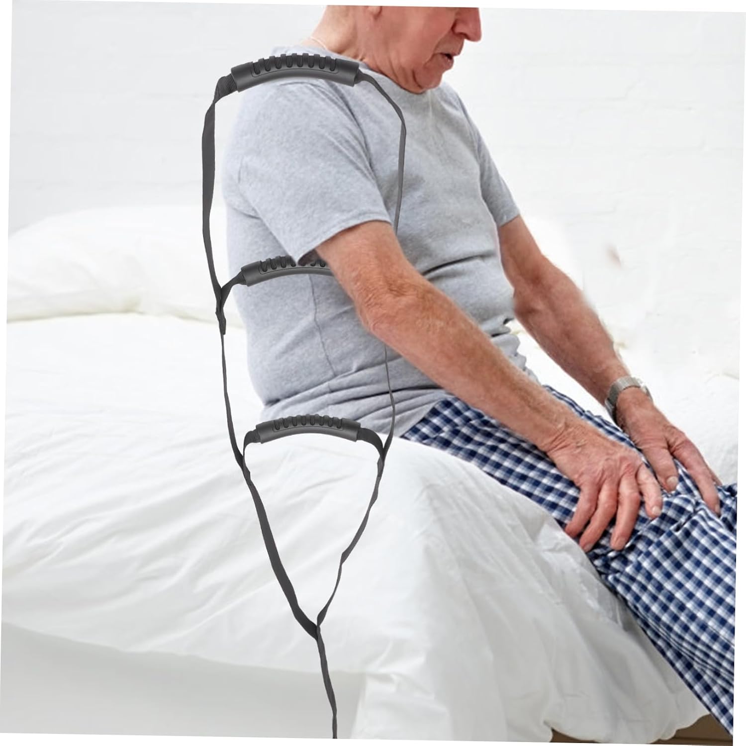 Adjustable Assist Belt for Seniors Elderly Pull up Strap Bed Ladder for Disabled Lightweight and Design for Mobility and