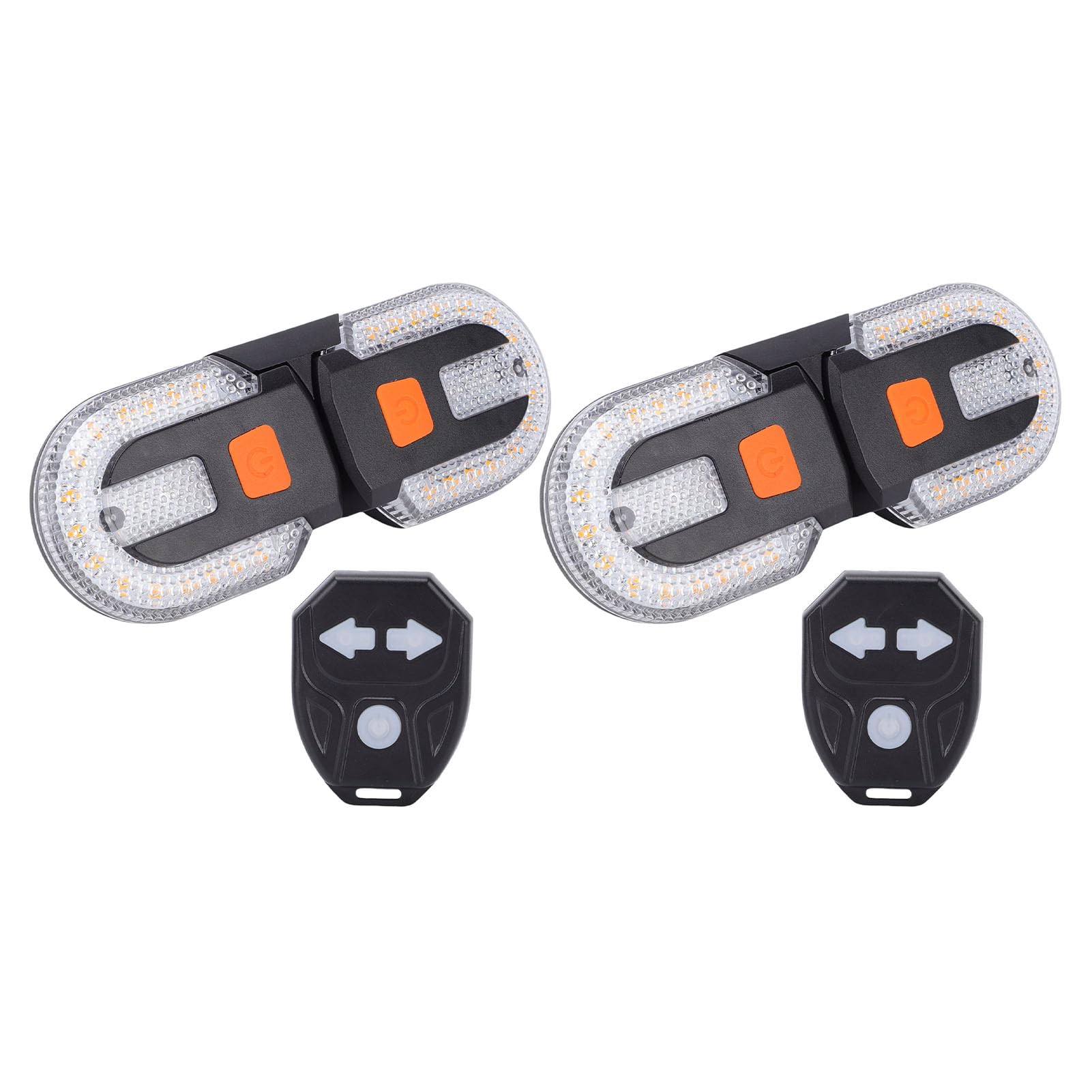 SUNGOOYUE Señales de para Bicicleta, Luces Delanteras y Traseras, Luz Trasera Recargable de 38 LED para Seguridad en la Conducción Nocturna