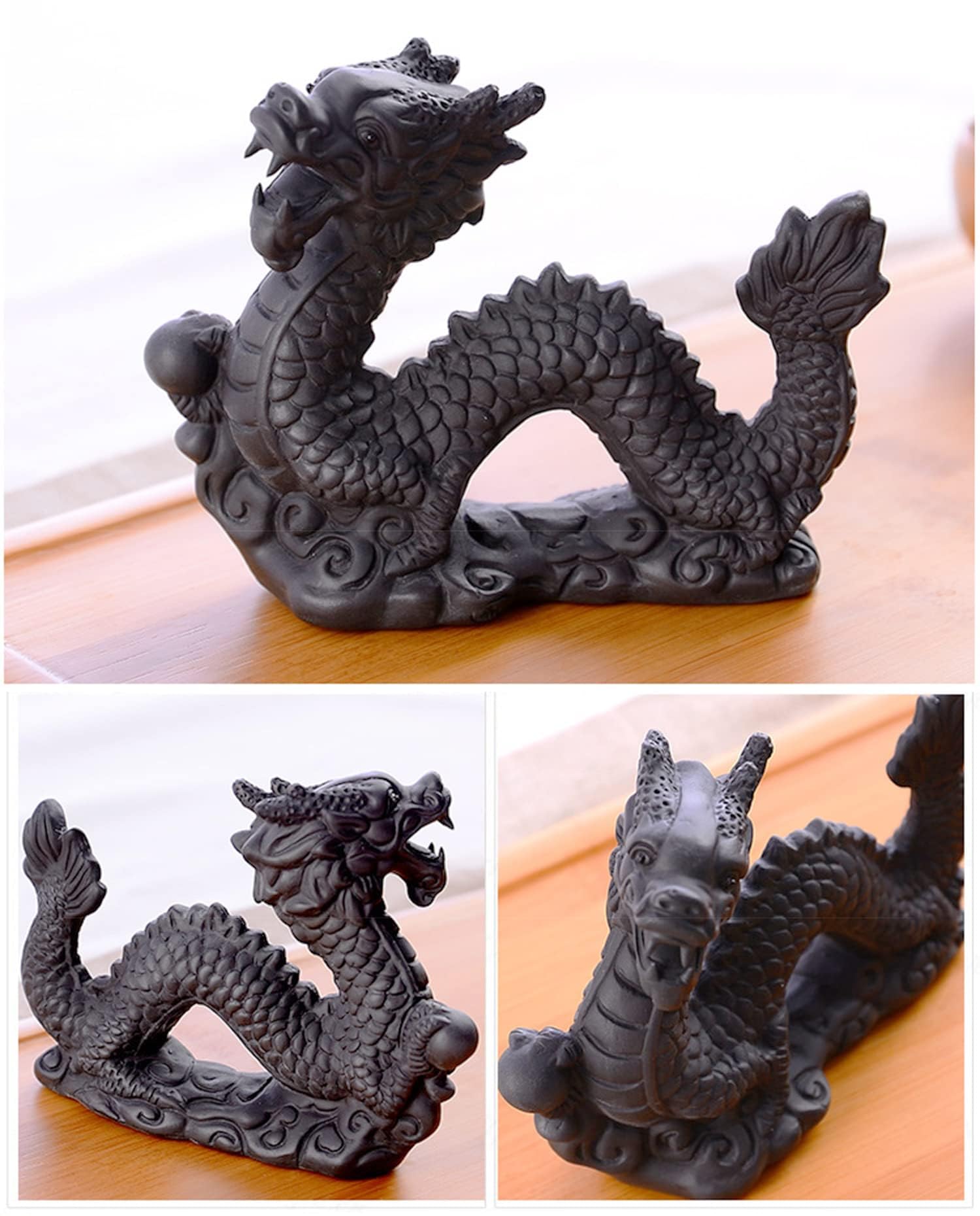 Herbata Yixing Purple Dragon Tea dla zwierząt domowych, herbata szczęścia, zabawne akcesoria do chińskich zestawów do herbaty Kung Fu, dom dla miłośników herbaty, taca na herbatę do samochodu, wystr