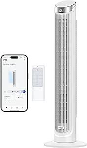 Amazon.com: Dreo Smart Tower Fans that Blow Cold Air, Standing Fan for ...