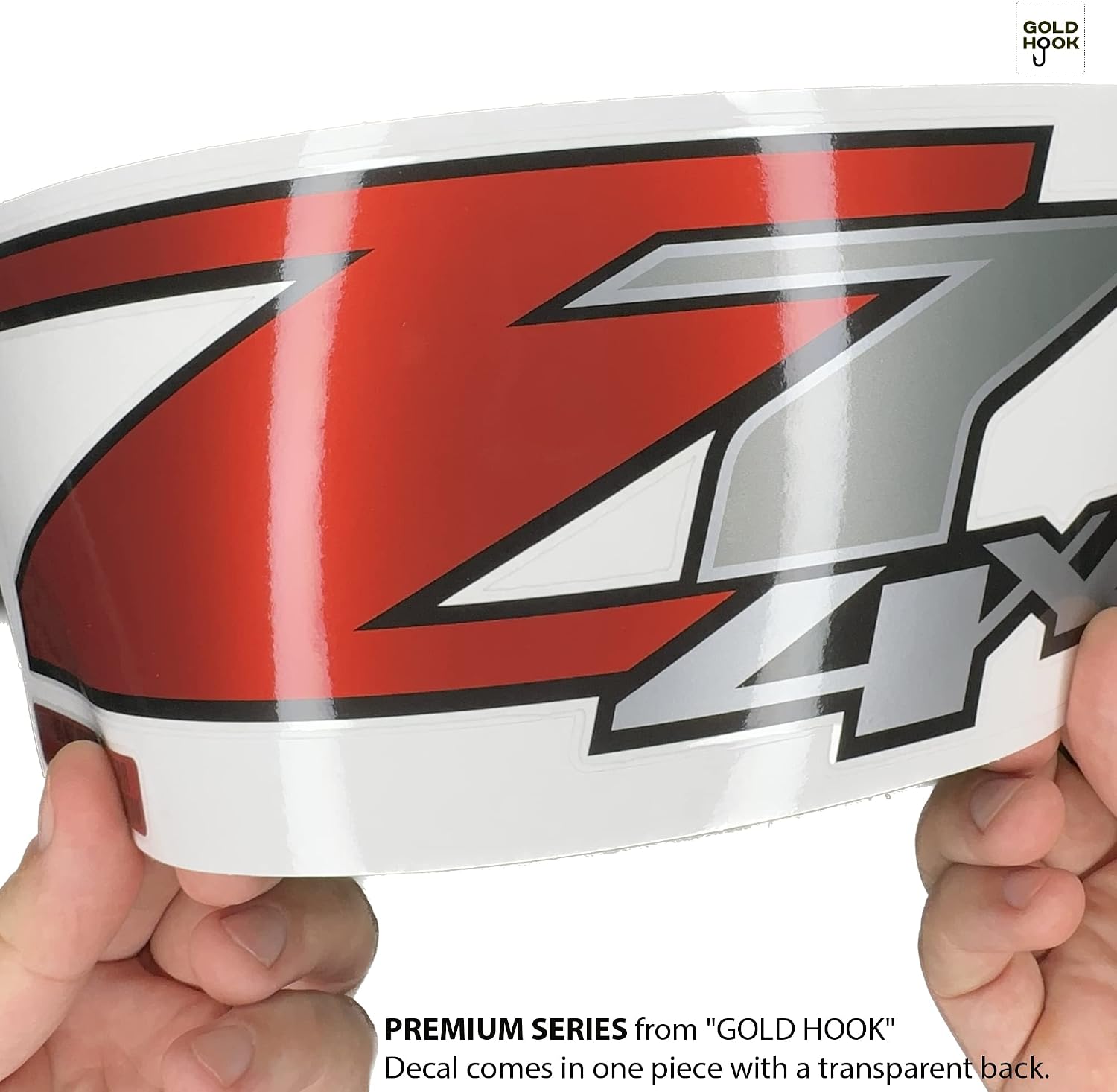 Chevy Silverado Z71 4x4 Decals Stickers (Dimensions 12.5" x 4") - F (2007-2013) Bed Side 1500 2500 HD (Set of 2) (Gloss (Premium Series))