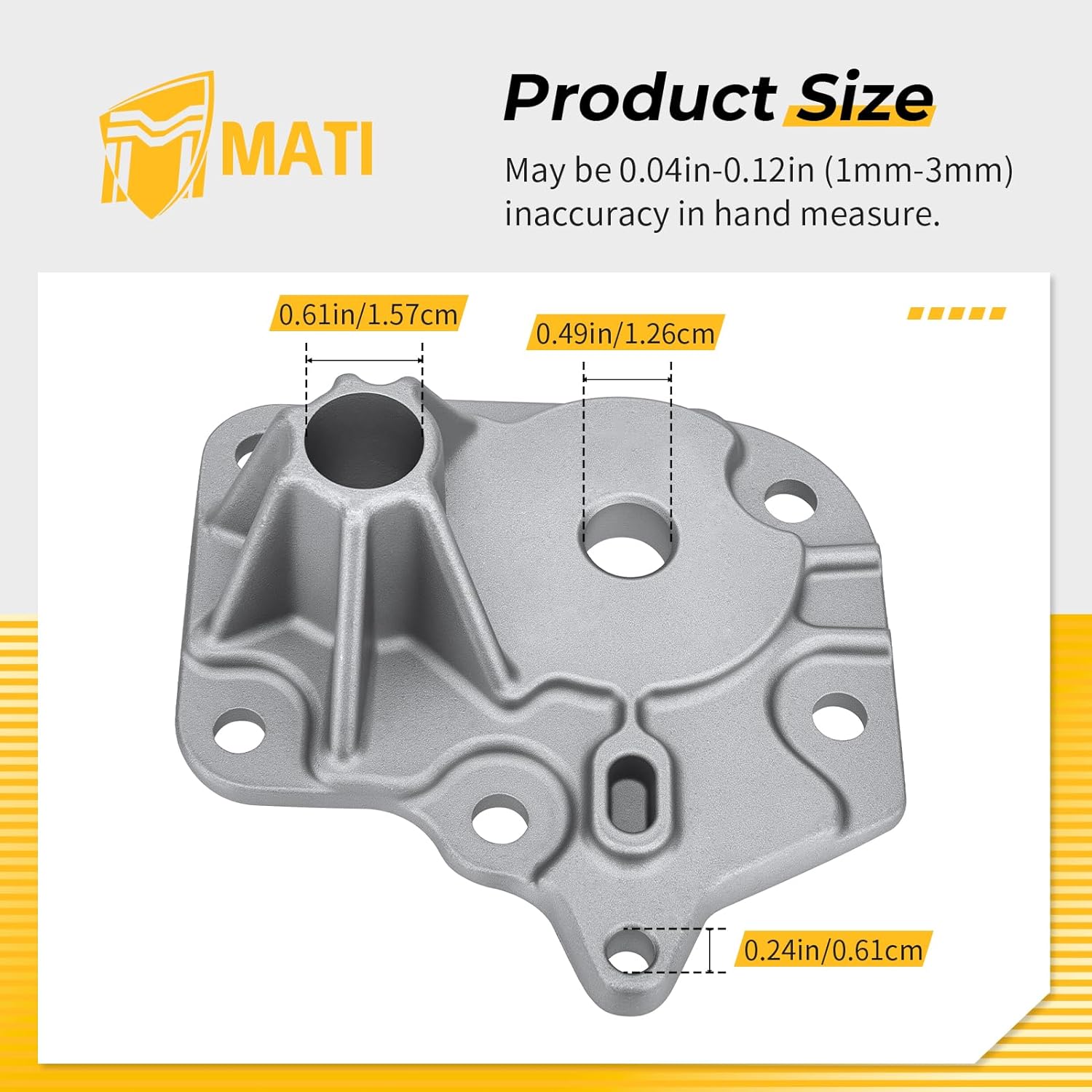 M MATI Gearcase Cover for Polaris Ranger 500 570 700 400 800 900 1000 650 2X4/4X4/6X6 2004-2017 RZR 1000 900 570 2011-2015 Sportsman 400 450 500 570 600 700 800 325 2004-2025 3234188