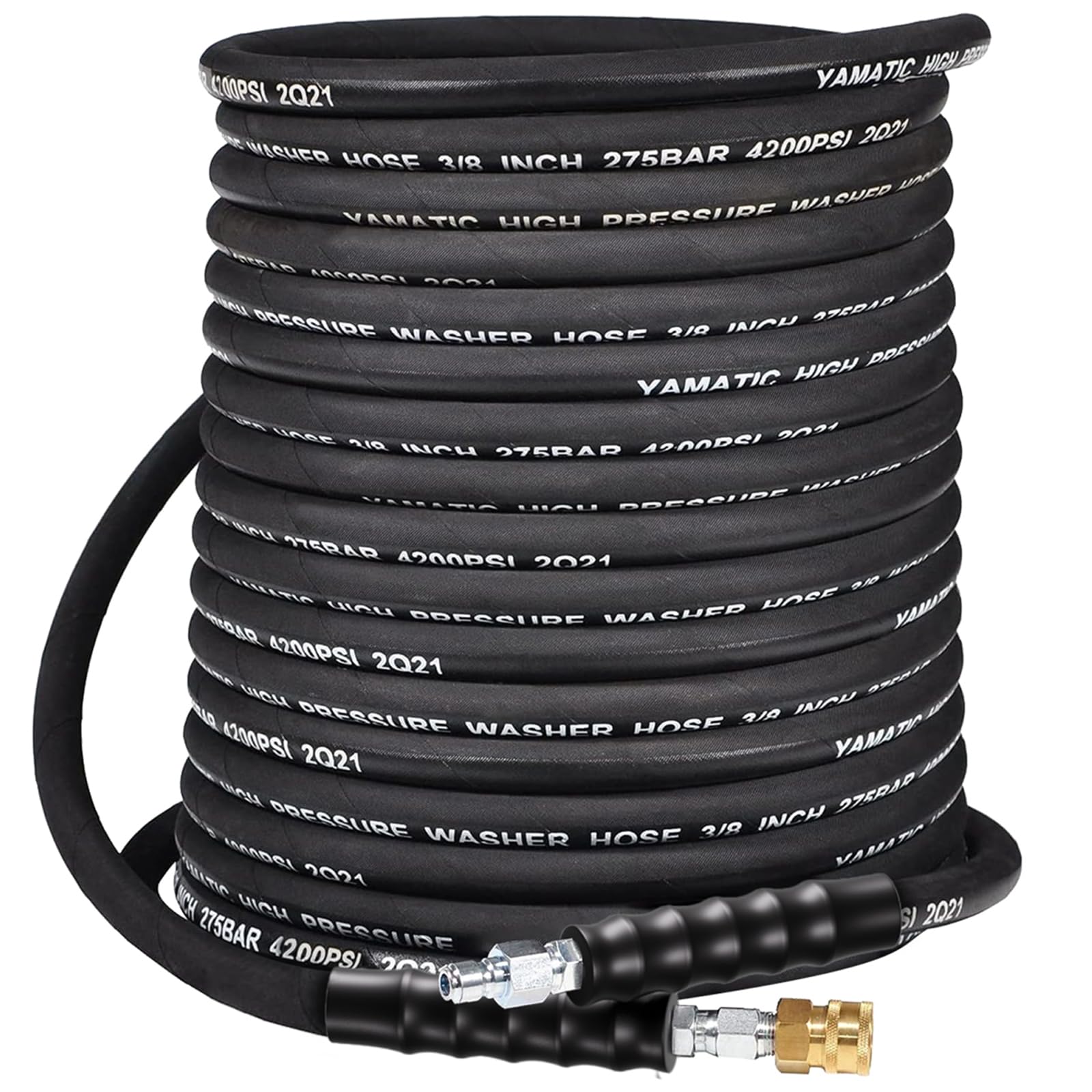 YAMATIC 3/8 Pressure Washer Hose 50 FT