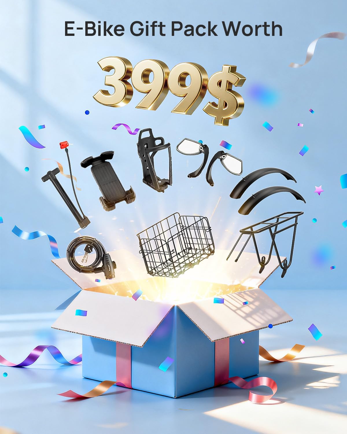 QRONGE Electric Bike for Adults, Full Suspension Ebike, 1000W Peak Motor 486Wh Battery, 28MPH(PAS Mode) Mountain Electric Bicycles, Up to 70 Miles, 7 Speed, 26'' Tire, Zephyr