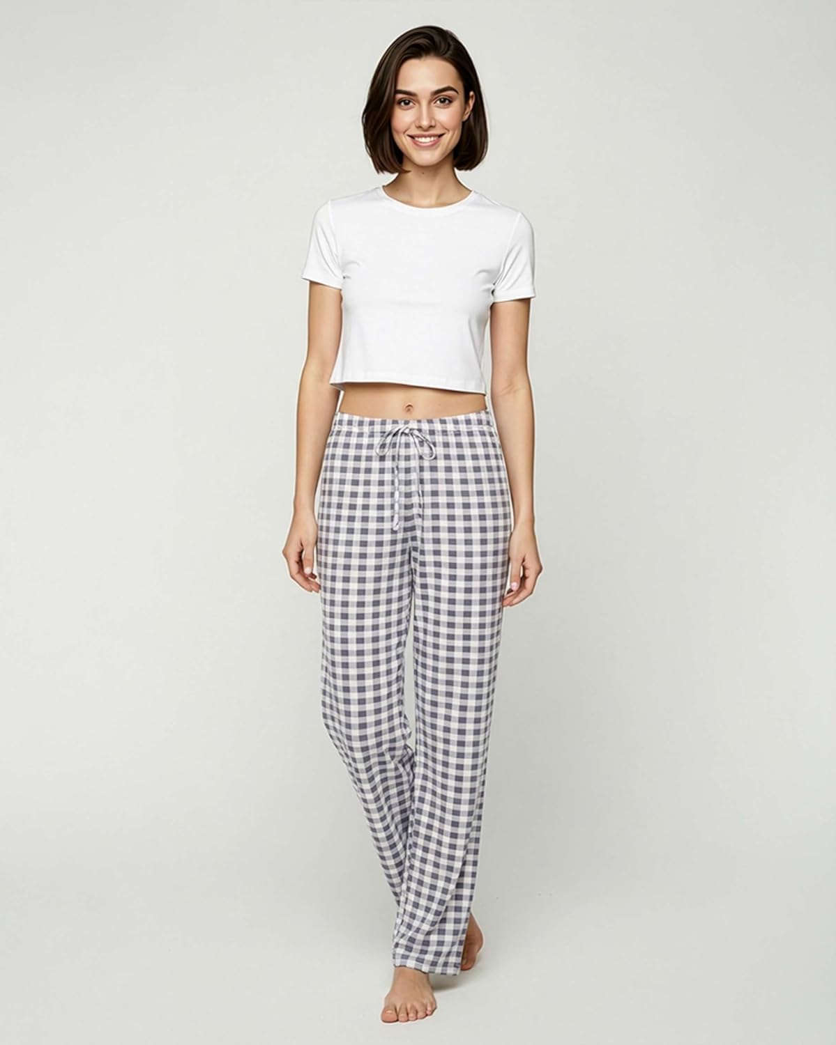 Real Essentials 3 Pack: Women’s Ultra-Soft Comfy Pajama Lounge Pants Sleepwear (Available in Plus Size) - Image 6