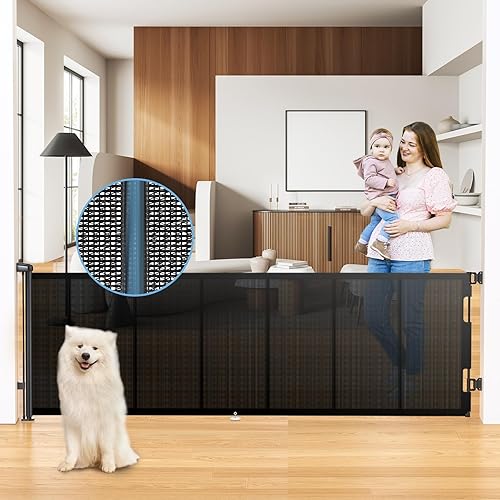 Miniatura 12 de HAMOPY Piezas de Repuesto para Puerta de Bebé Retráctil con Bloqueo Automático Sin Perforación, Juego de Herrajes Originales (Incluye 2 Pestillos +