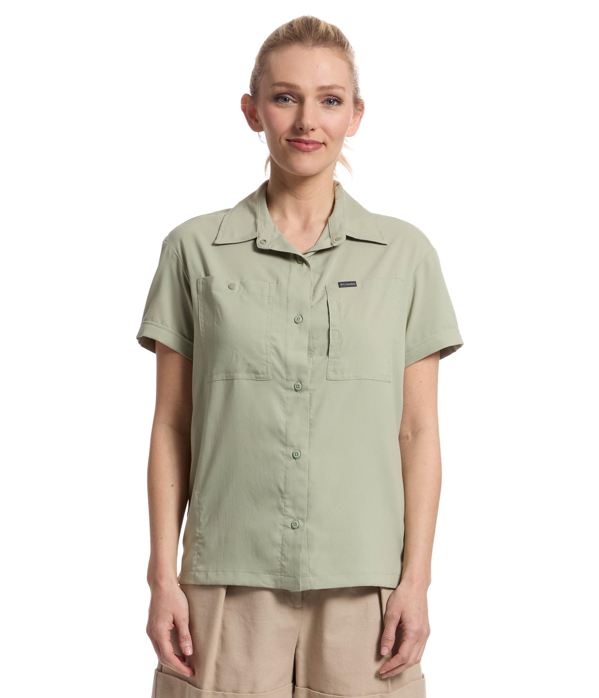 Columbia Silver Ridge Utility-Kurzarmshirt für Damen, Safari 2024, Groß
