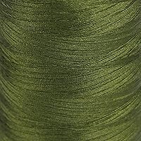 Vista 7 de Elvis 120D/2 - Hilo de bordar luminoso, carrete de 3280 yardas, color verde medusa