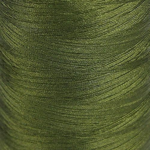 Miniatura 7 de Elvis 120D2 - Hilo de bordar luminoso, carrete de 3280 yardas, color verde Sweetleaf