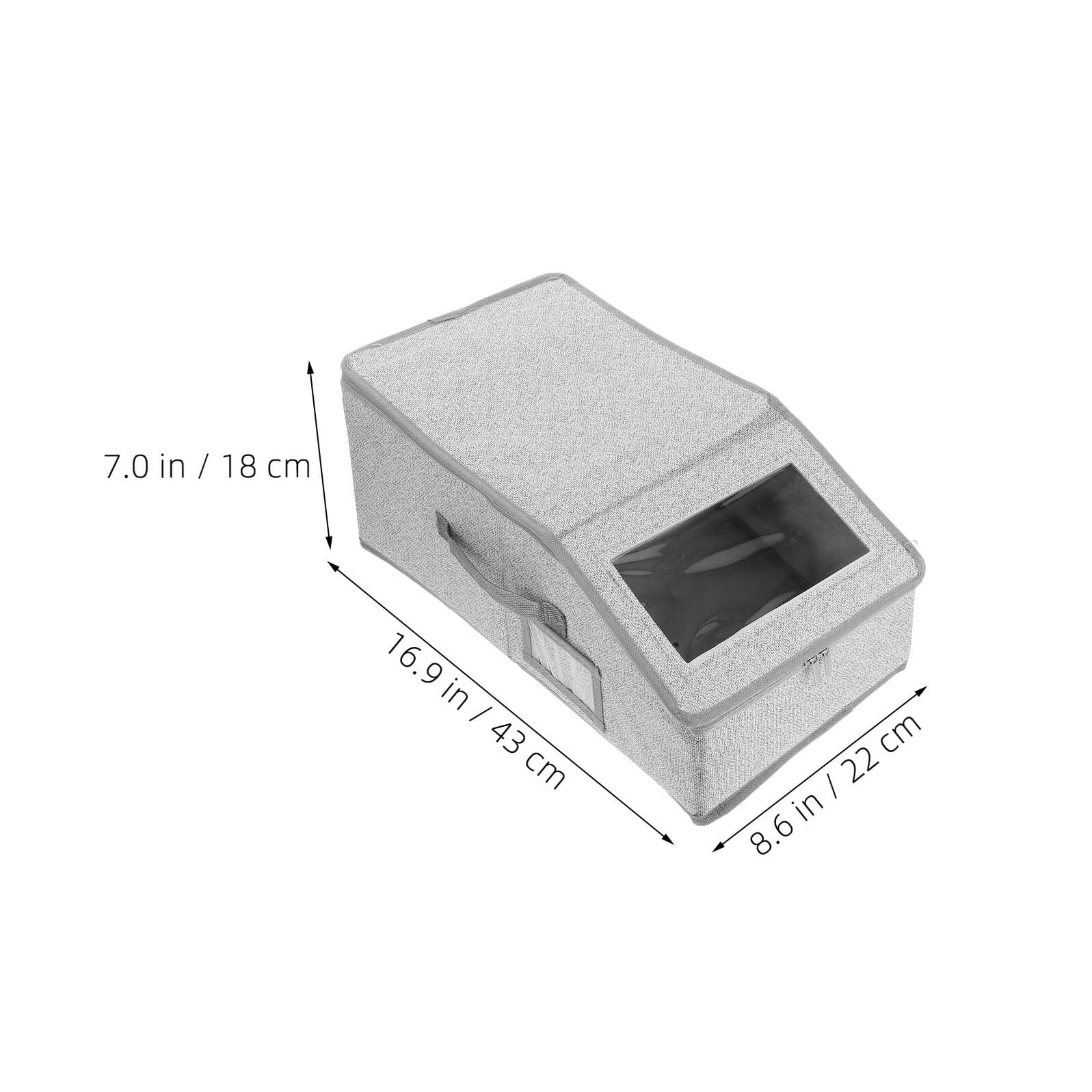 Cajas para Guardar Sombreros de Béisbol Plegables Gris 2 Unidades Organizador Portátil de Gran Capacidad para Armario Protector Estable contra Deformación Estuche de Viaje