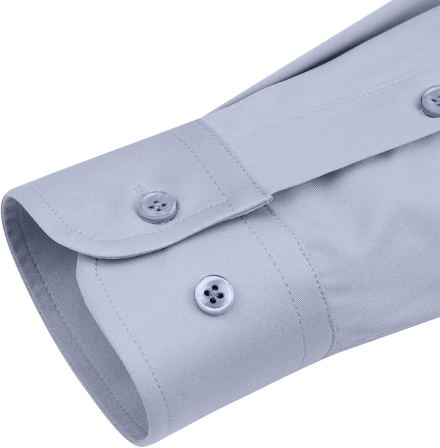 siliteelon Womens Classic-Fit Dress Shirts Long Sleeve Button Down Wrinkle-Free Stretch Solid Casual Work Office Blouse Top - Image 7