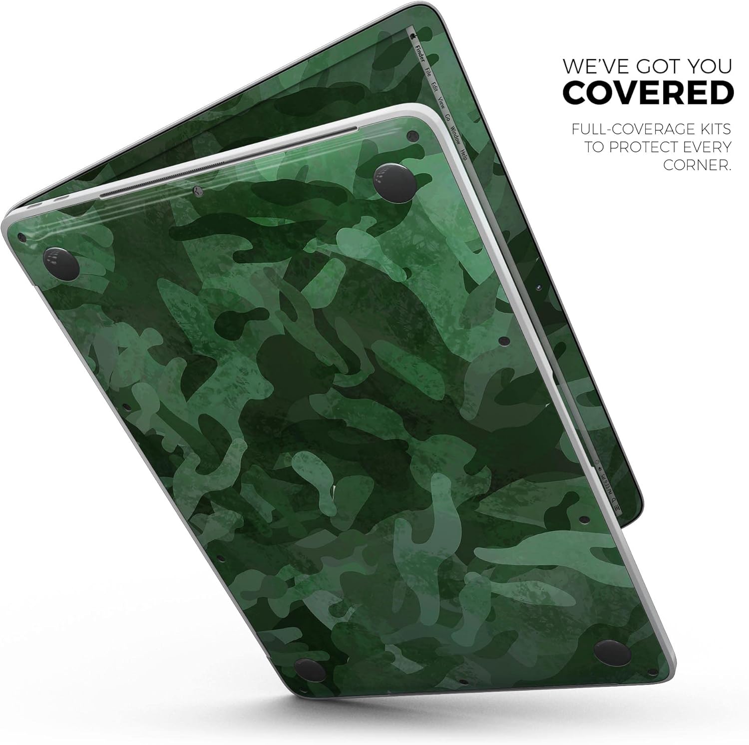 DesignSkinz - Desert Green Camouflage V2 - Full-Body Wrap Protective Decal Skin Kit Compatible with MacBook 13" Pro M1 (A2338)