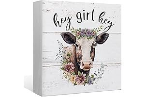 Hey Wall You're Udderly Amazing Cow Shaped Sign