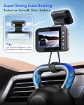4Pcs Adhesive Sticky Pads for Dash Cam, Square Heat Resistant Double-Sided Sticker Replacement Fit for Windshield Dashcam Mount, 2.83" Car Windscreen Window Glass Mounting Tape Glue Strip