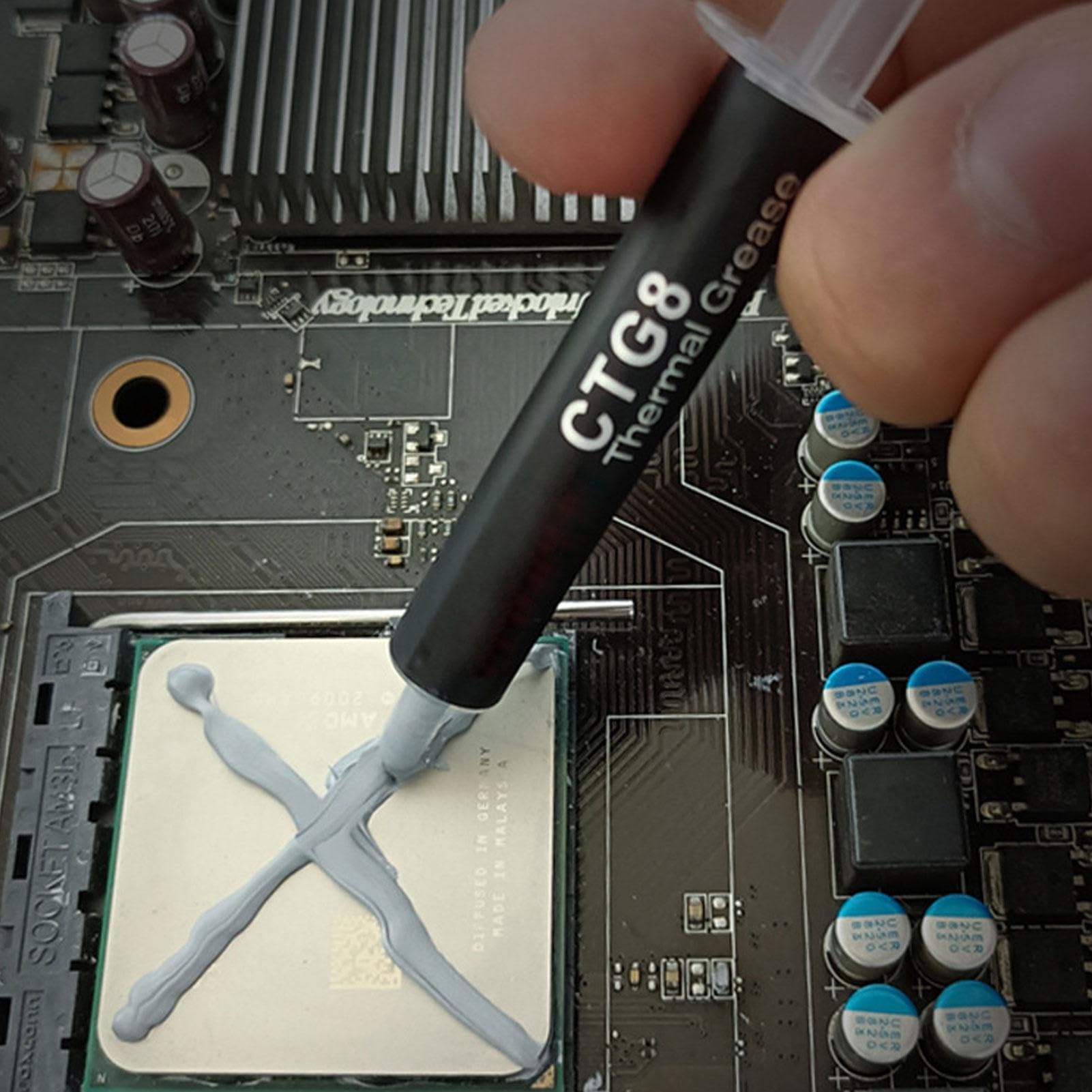 Pâte Thermique MY083 - 8.3W/m·K | 10 Seringues 1g | Haute Conductivité Pour CPU/GPU/PC - Non Conductrice