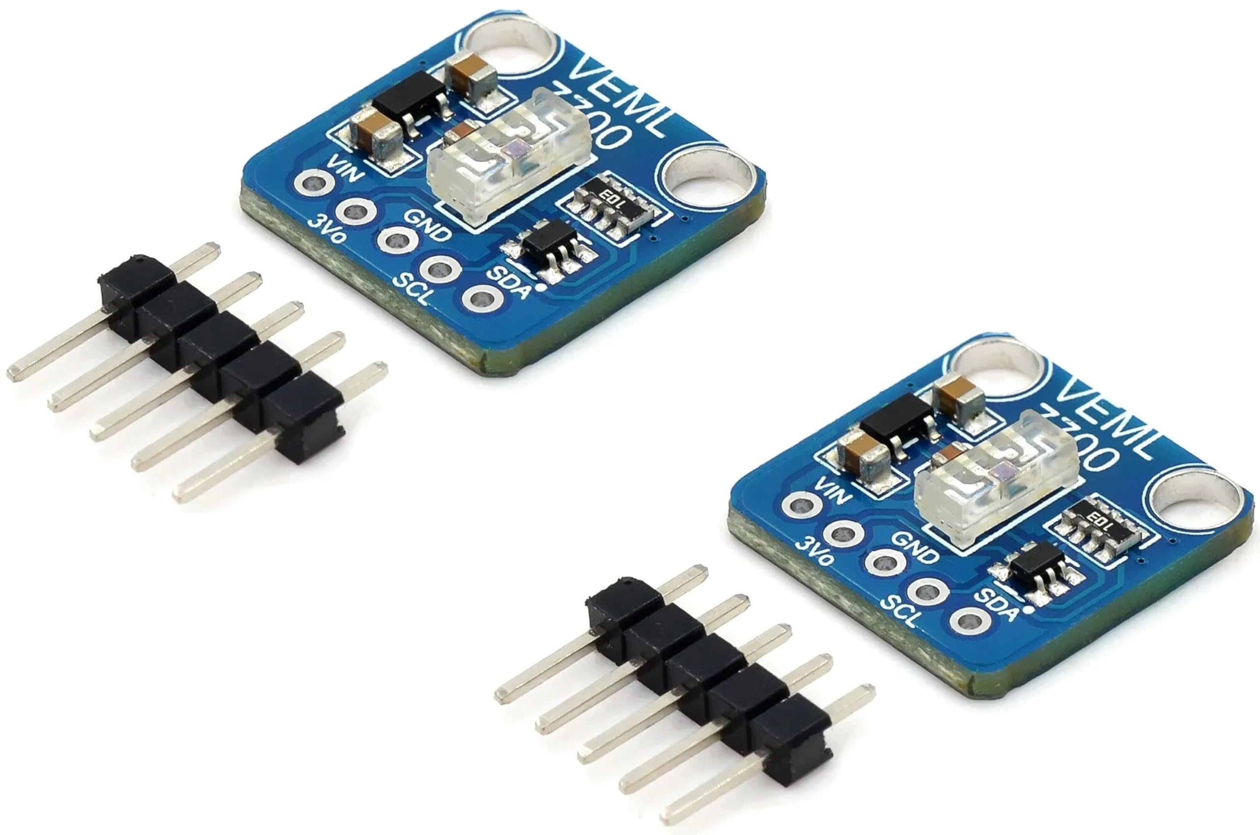 2 Stück VEML7700 Umgebungslichtsensormodul, 120k Lux Lichtmesssensorplatine