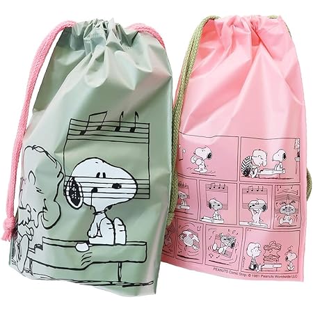 Amazon Co Jp スヌーピー ギフト 巾着バッグ ビニール Ss 2枚セット ラッピング用品 ピアノ ピーナッツ 文房具 オフィス用品