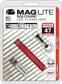 Amazon.co.jp: MAGLITE SJ3A036 懐中電灯 ソリテール レッド