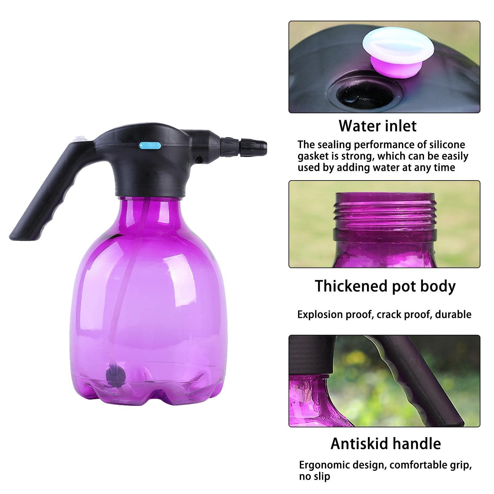 Amazon.co.jp: 3L 電動スプレー 噴霧器ノズル スプレーボトル 霧吹き