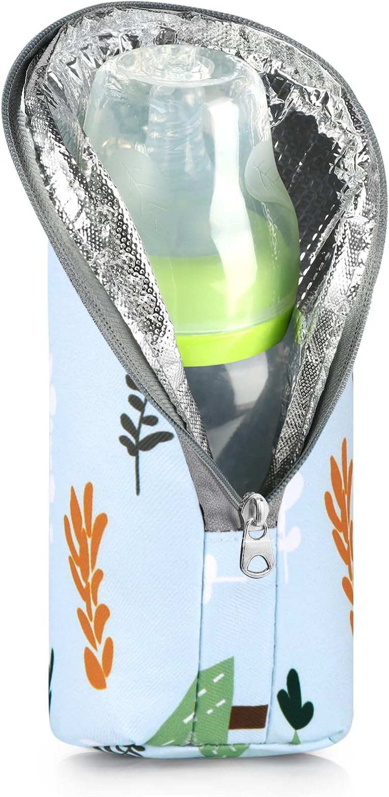 Accmor Baby Bottle Cooler Tote Bags, Insulated Breastmilk Cooler Bag, Nursing Bottle Cooler Warmer Bag for Nursing Mom Daycare Travel