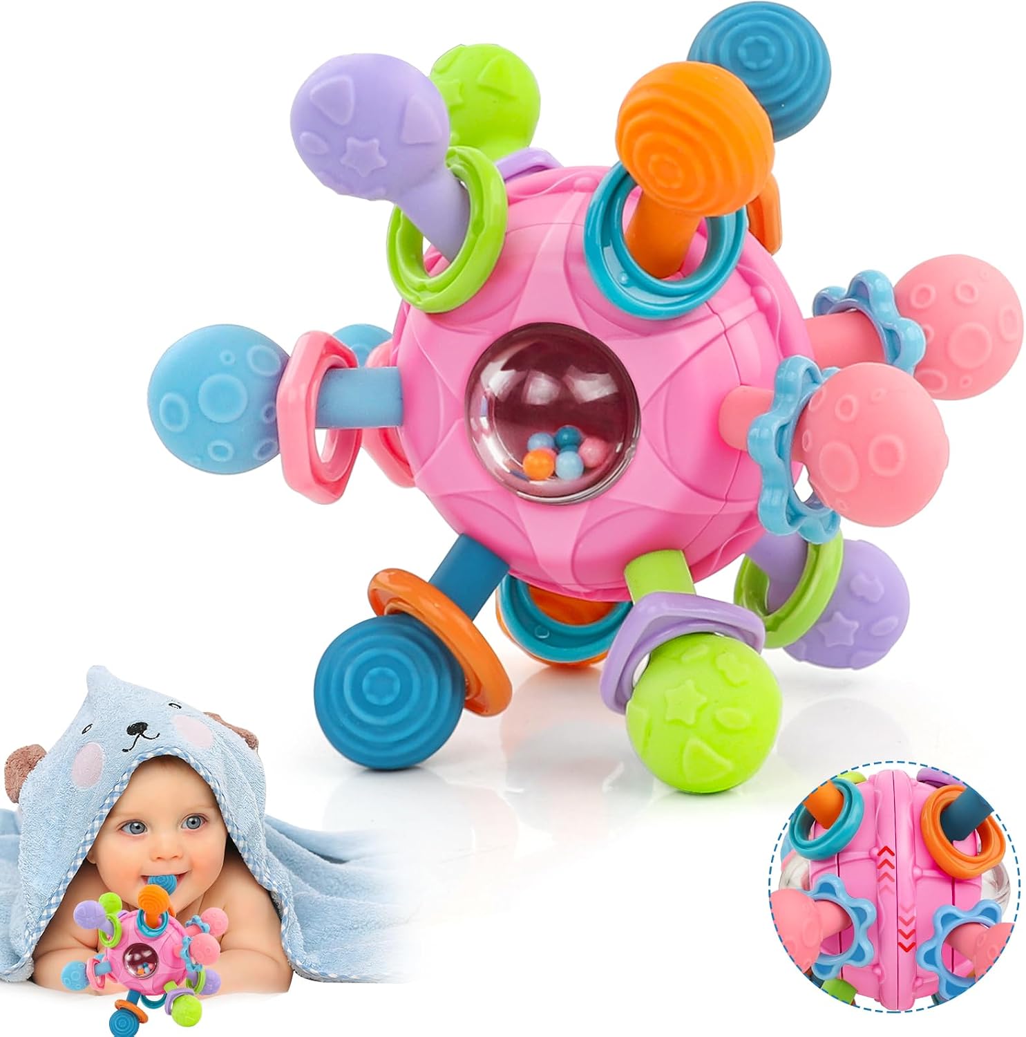 Baby Toys 06 Months Sensory Montessori Toys for Babies 612