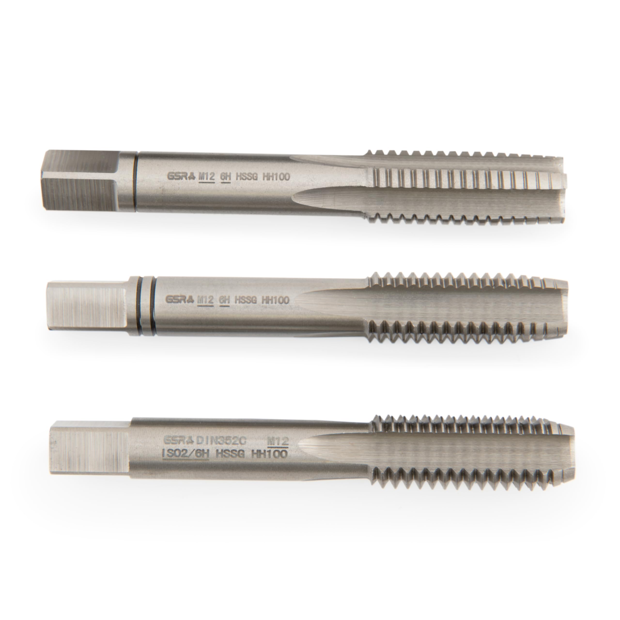 Image secondaire de PROFI Taraud M12 set HSSG 3 pièces, Taraud