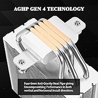 Vista 1 de Thermalright Assassin Spirit 120 V2 Plus - Enfriador de aire para CPU, 4 tubos de calor, enfriador de CPU con ventilador silencioso PWM doble